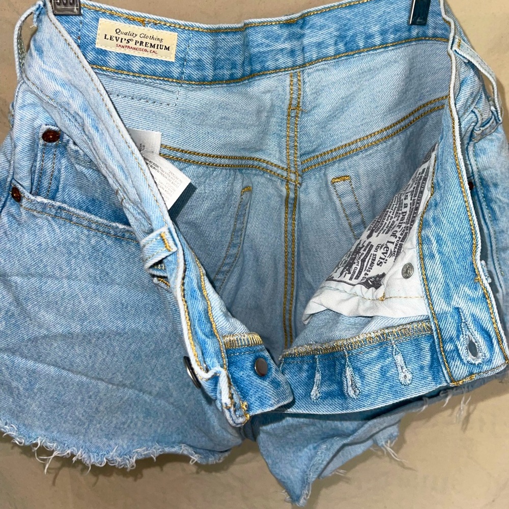 Levi's® 501® Original High-Rise Cut-Off Jean Shorts